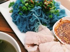 -蝶豆花蓝面条