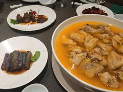 十年花雕酒蒸竹林鸡-望乡楼上海菜(日月光店)