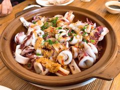 蒜香焗小管-大厝宅海鲜馆