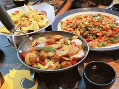 干锅花菜-嘎嘎鸭脑壳(蜀汉路店)