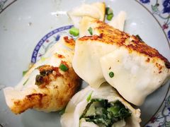 韭菜猪肉煎饺-无名氏宵夜小摊(祝家三姐妹馄饨店)