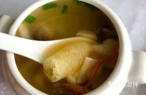 Bamboo Sponge Wild Mushroom Soup