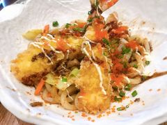 炸虾牛肉炒乌冬面-阿吾罗日本料理(K11艺术中心店)