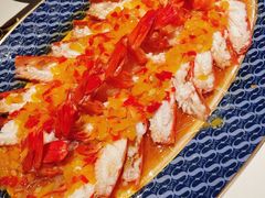 自制发酵黄椒酱蒸竹节虾-炳胜私厨(万象前海店)