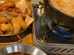 炸鸡翅一半一半-富乐满韩国正宗炸鸡韩国料理(虹泉路店)