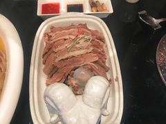 沙葱炖阿尔巴斯羊肉-万达文华酒店-品珍中餐厅