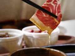 三年金钱火腿配大理手撕乳扇-泓0871臻选云南菜·味庄