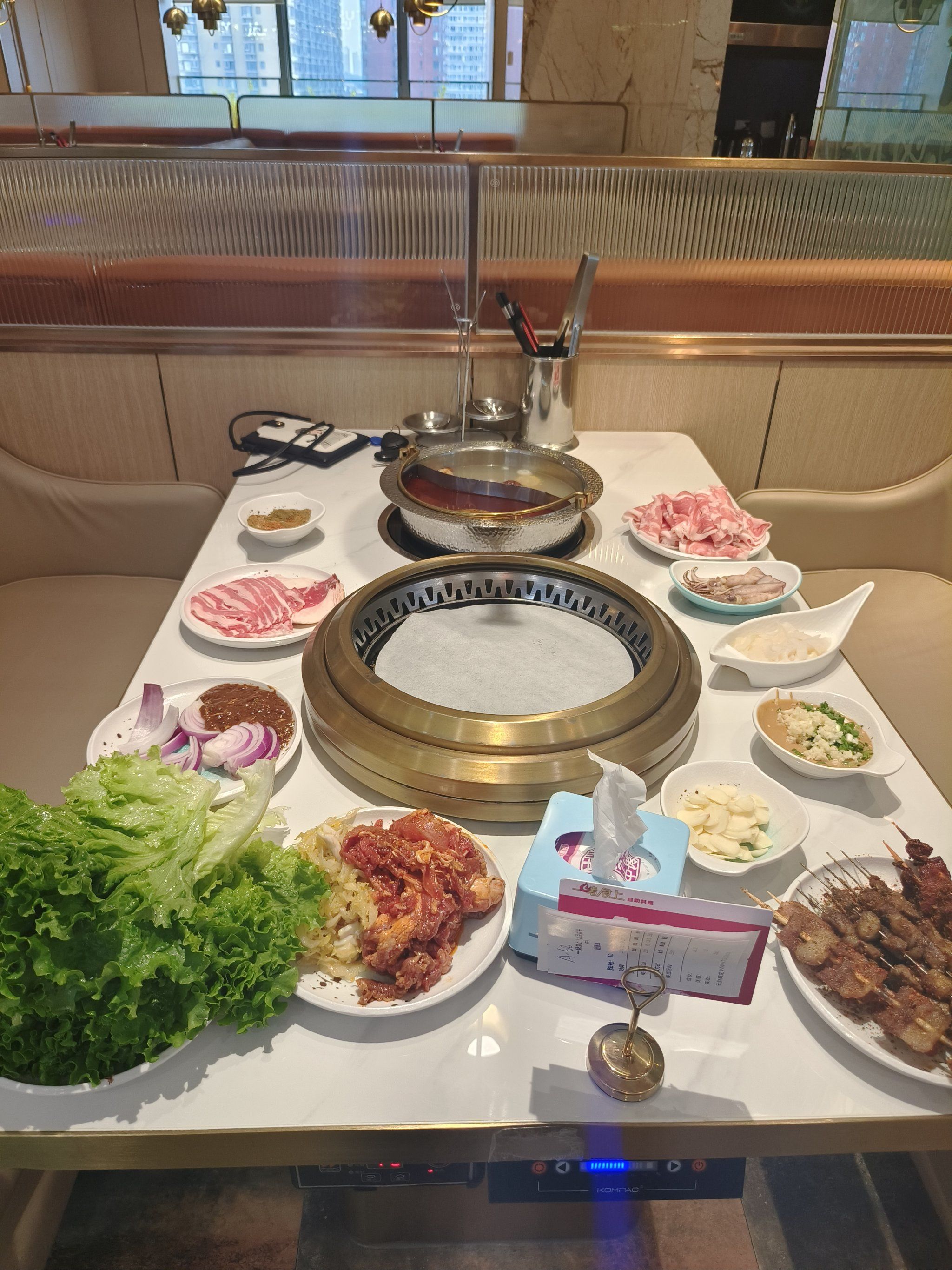 99一烤食上毛肚火锅烤肉自助,真的太赞了!