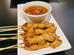 沙爹鸡肉串-地理学家咖啡馆
