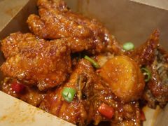 炸鸡翅一半一半-富乐满韩国正宗炸鸡韩国料理(虹泉路店)