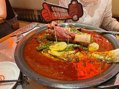 -探鱼·鲜青椒爽麻烤鱼(苏宁广场店)