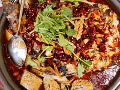 招牌香辣豆腐花烤鮰鱼-探炉·香辣豆花烤鱼(笋岗宝能环球汇店)