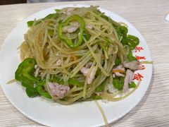 青椒土豆肉丝盖浇饭-老头盖浇饭(南京新街口明瓦廊宏光酒店店)