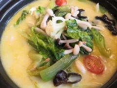 浓汤金钩杂菜煲-烧肉馆(古北水镇景区店)
