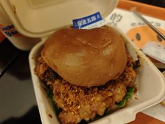 辣肉松鸡腿堡-前进5路汉堡炸鸡(昙华林店)