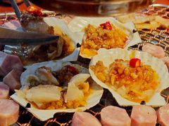 特大扇贝.-南浦洞·炭烤活海鲜·烤肉·延边特色(学府街店)