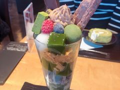 冬季限定巧克力芭菲-伊藤久右卫门(宇治本店)