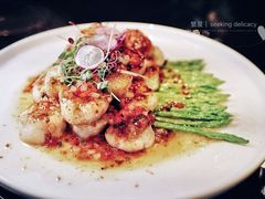 松露芦笋煎鲜带子-上海苏宁宝丽嘉酒店·嘉府壹号中餐厅