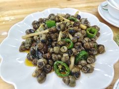 紫苏酸笋炒田螺-南记食粥坊·宵夜大排档(莲花总店)