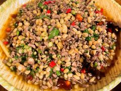 小麦炒牛肉-汤锅大王(新平曹苏黄牛汤锅有限公司)