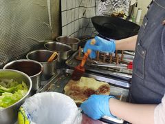 -小红车炸蛋葱油饼