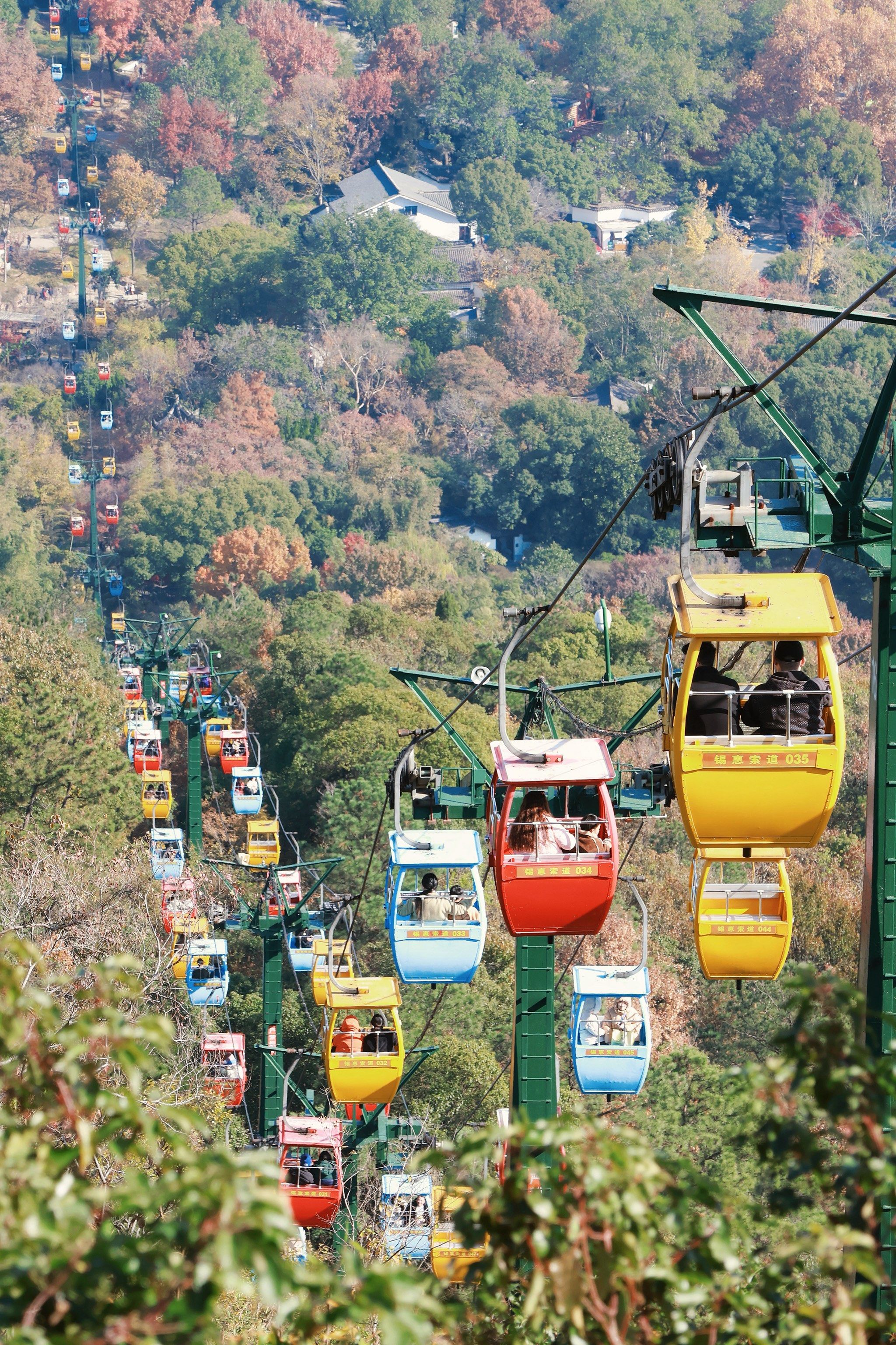 在无锡|逛了个公园之冬日里的彩色小缆车🚡
