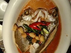 葱椒鲈鱼-绿茶餐厅(同成街华联店)