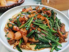 韭菜炒墨斗鱼-阿弟仔海鲜
