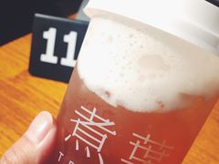 冰摇桃气乌龙茶-煮叶(悠唐广场店)