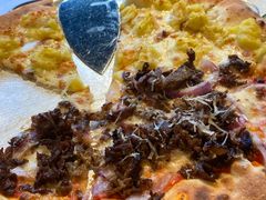 榴莲牛肉双拼披萨-1861意大利餐厅(文化广场店)