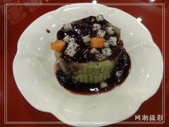 鲜果绿茶紫薯-喜满堂 望喜园·融合菜