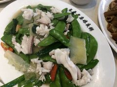 荷兰豆鱿鱼-长平老姿娘夜粥(平东一街店)