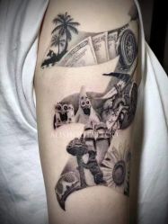 -鳌首刺青纹身 穿孔饰品店