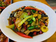 很牛的肝腰合炒-兔槽江湖菜·重庆璧山兔(水围店)