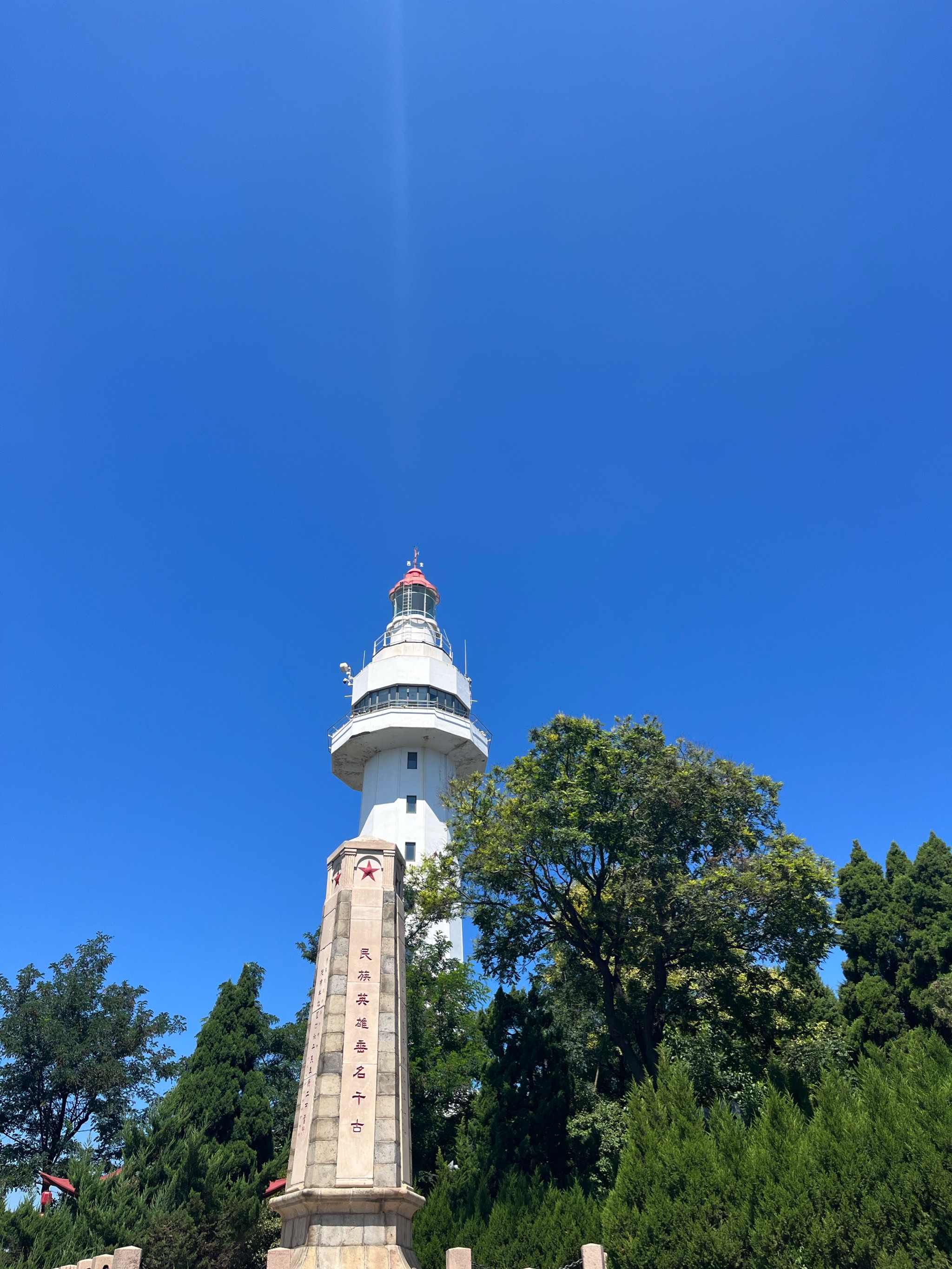 烟台山景区图片高清图片