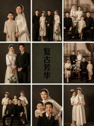 -时光纪亲子全家福照相馆(静安店母女写真父母纪念照)
