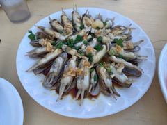 葱油蛏子-海月湾海景餐厅( 嵊泗本地老字号店)