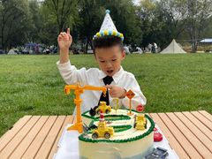 -咖咖熊蛋糕定制·英国蓝风车动物性淡奶油