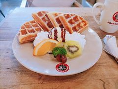 水果冰淇淋松饼-漫咖啡 (CCPAPK店)