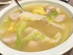 鸡汤芋儿菜-芙蓉凰花园酒楼