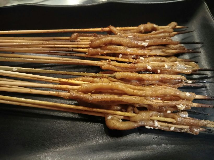 锡纸秘制牛百叶,这个吃不下了也没尝.