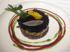 黑鱼籽酱香牛肉木瓜塔塔-王品牛排(福州泰禾店)