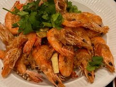 砂锅胡椒盐焗虾-乾坤饭店