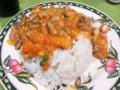 鸡丝浇饭-胜利茶餐室