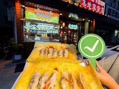 -东来菜馆•手抓海鲜家常菜•海鲜锅贴(鸽子窝店)