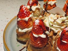 草莓忌廉华夫饼-BE BRIGHT KITCHEN(正佳广场店)