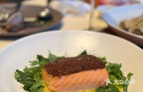 Grilled Salmon Wrapped in Morel Mushrooms