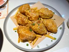 咸蛋黄焗鸡中翼-粤点越有·茶点·粤菜(樵岭国际店)