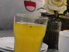 百香果暖饮料-嘉喜来比萨(罗马花园店)