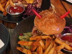 烟熏培根牛肉汉堡-Devils’ Brewery小恶魔精酿啤酒(泛海美式熏肉店)